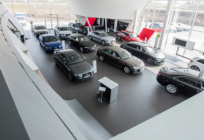 salon audi - porsche franowo