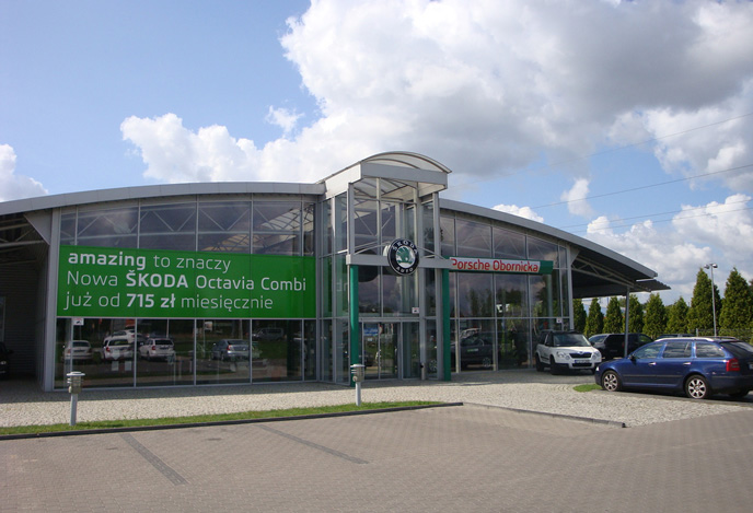 salon skoda - porsche obornicka