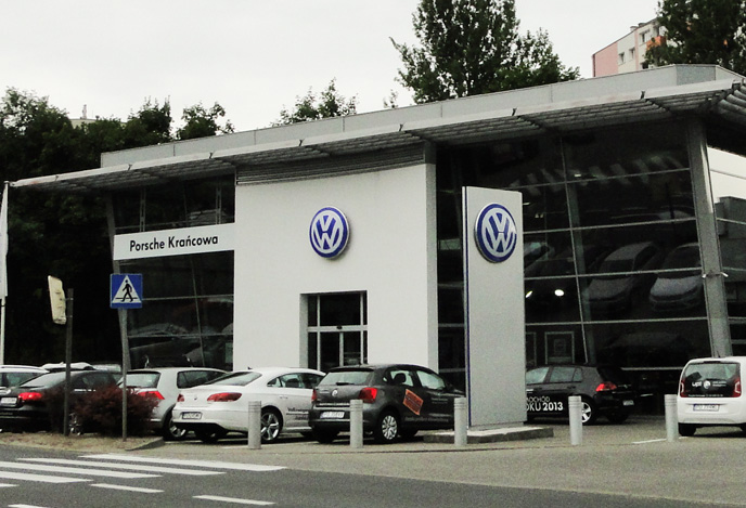 salon volkswagen - porsche krańcowa