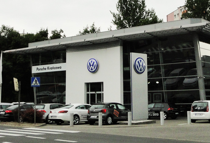 salon volkswagen - porsche krańcowa